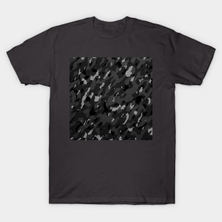 Camouflage - Black and grey sliver T-Shirt